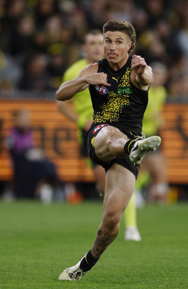 Richmond vice-captain Liam Baker is weighing up a return to Perth. Picture: Michael Klein