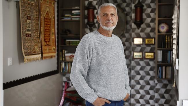 Lebanese-born Australian Hussan Chahoud at his Condell Park home. Picture: Richard Dobson