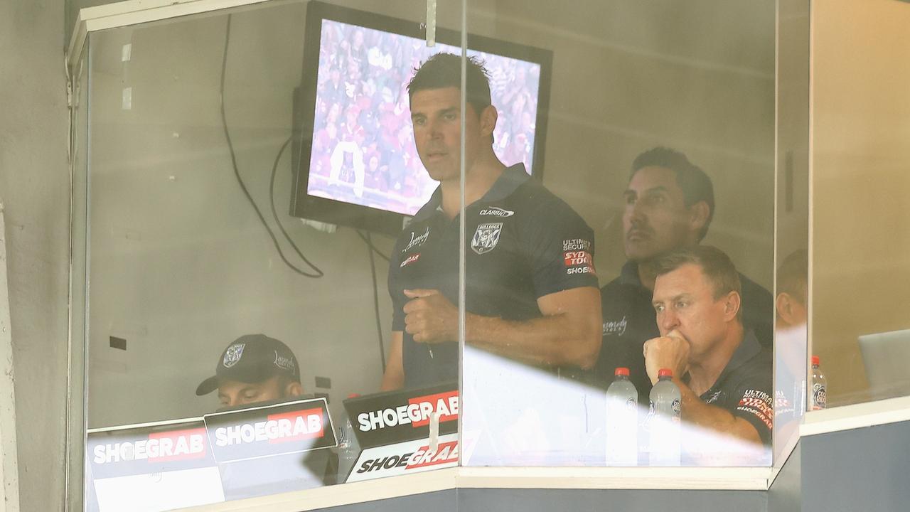 Bulldogs coach Trent Barrett made some gutsy decisions (Photo by Cameron Spencer/Getty Images)