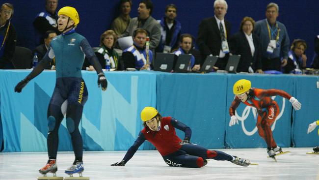 The Olympics were last held in Salt Lake City in 2002, when Steven Bradbury shocked the world. Picture: Clive Mason/Getty Images