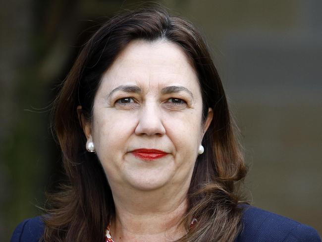 BRISBANE, AUSTRALIA - NewsWire Photos MAY 24, 2021: Queensland Premier Annastacia Palaszczuk during a press conference in Brisbane. Picture: NCA NewsWire/Tertius Pickard