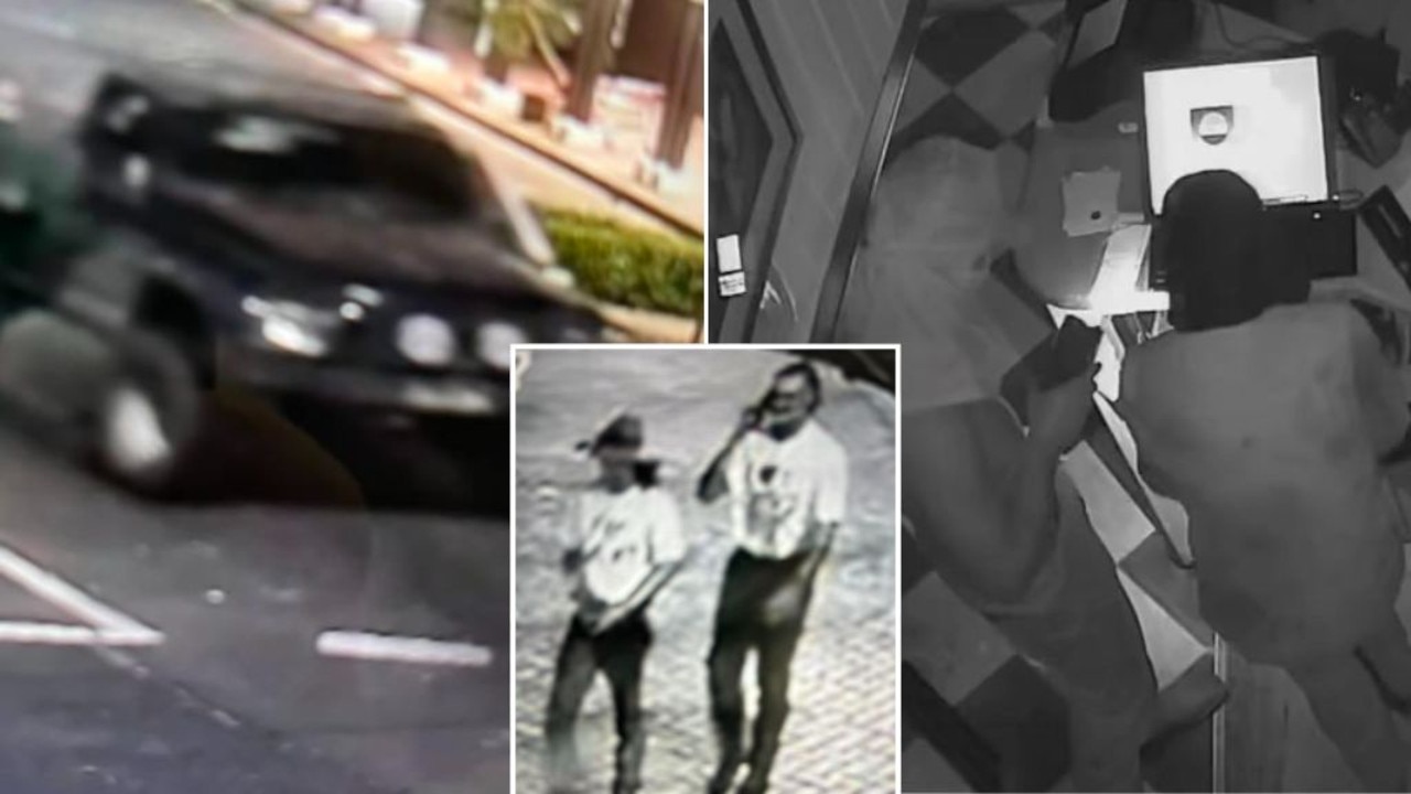 Watch: Cowboy crooks’ brazen raid on outback Qld pubs