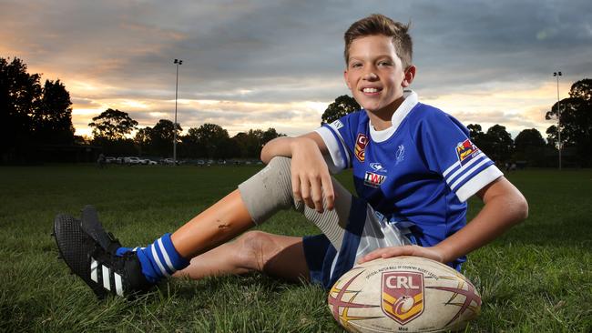 10 Year Old Amputee Tristan De Maria To Play Rugby League Daily Telegraph