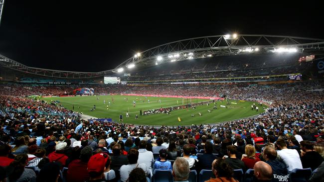 The Sydney derby was once the hottest ticket in town. Picture by Gregg Porteous.