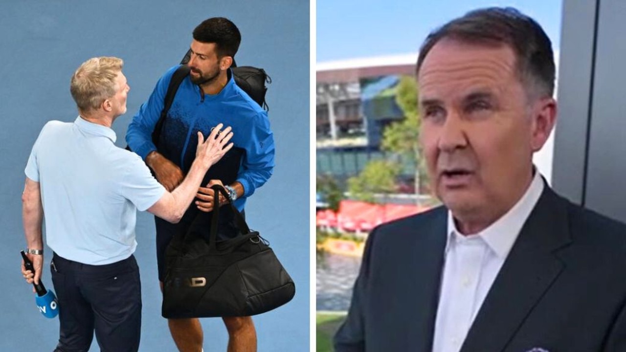 Tony Jones has apologised to Djokovic.