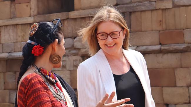 Premier of Victoria Jacinta Allan in India. Picture: Supplied, ,