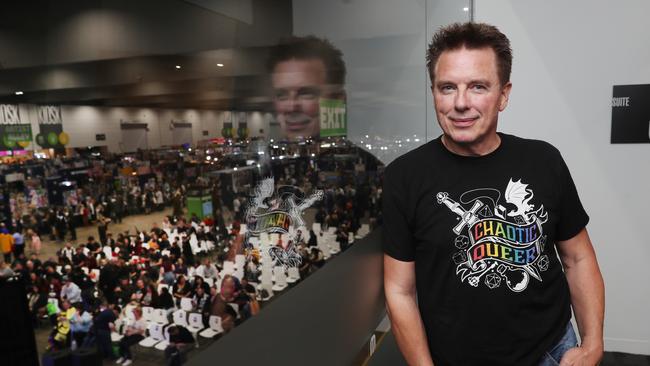 Celeb guest- John Barrowman is at this year’s Oz Comic Con in Melbourne. Picture: NCA NewsWire / David Crosling