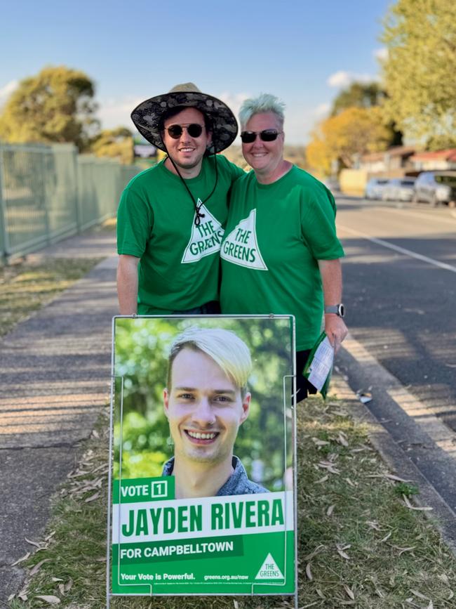 Jayden Rivera attributed the success of his party to the work his team put into the campaign. Picture: Supplied