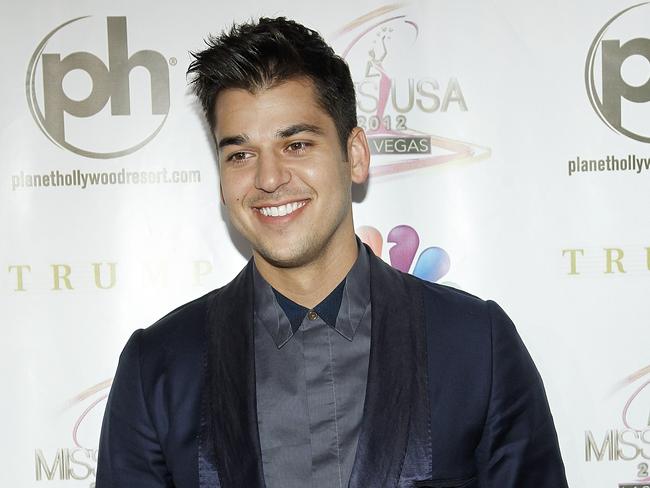 No-show ... Rob Kardashian skipped sister Kim’s wedding in May.