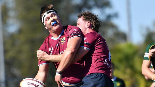 Queensland Colts 1 club rugby action between Wests and UQ Saturday June 17, 2023. Picture, John Gass