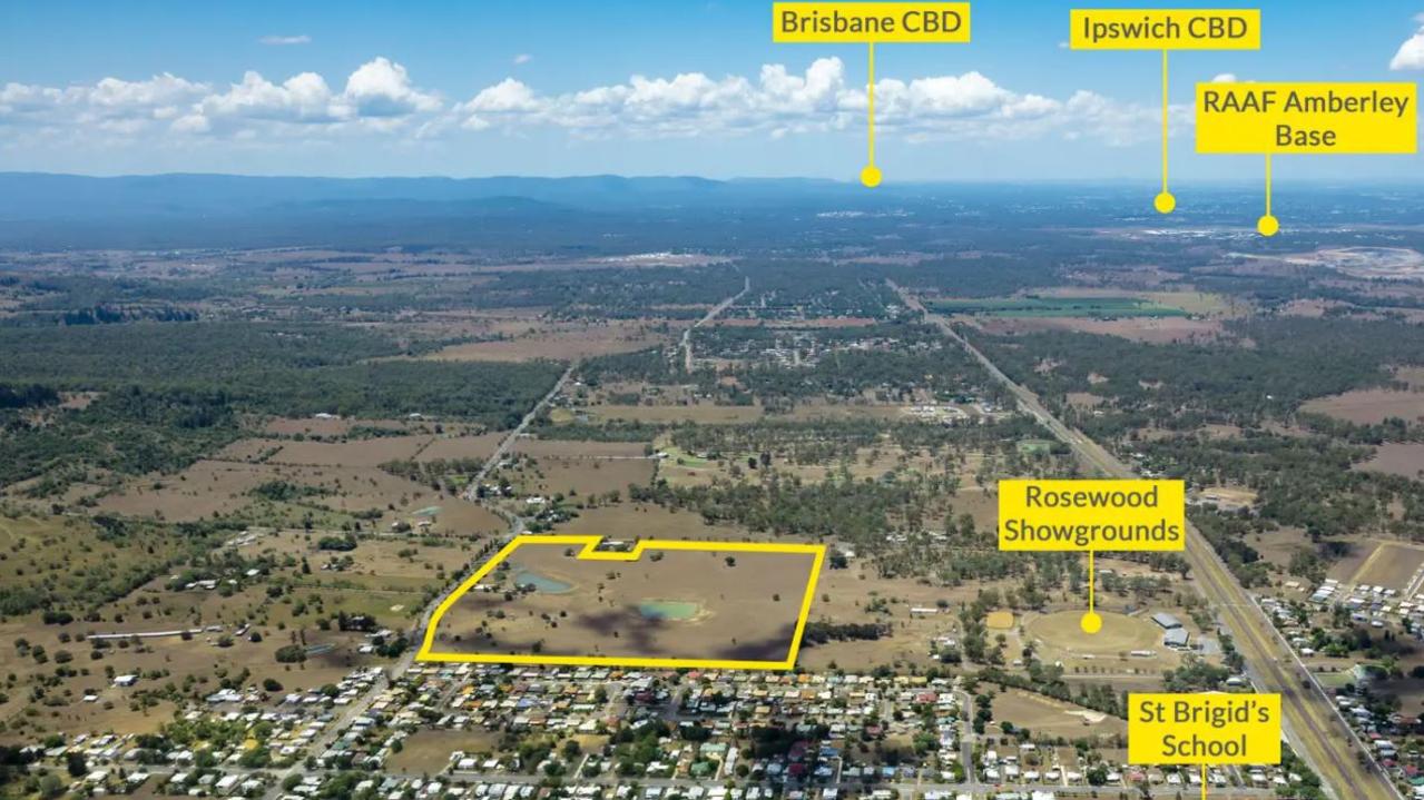 A 22.6 hectare site in Rosewood has plans for a 105-lot subdivision.