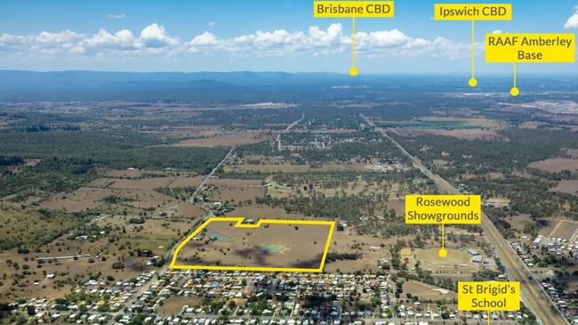 A 22.6 hectare site in Rosewood has plans for a 105-lot subdivision.