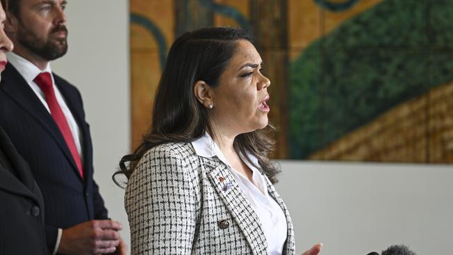 Senator Jacinta Nampijinpa Price at Parliament House in Canberra. Picture: NewsWire / Martin Ollman