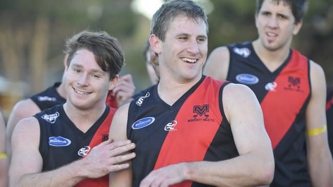 Southern Football League. Morphett Vale vs Cove at Morphett Vale. Morphett Vale full forward Scott Pollard kicked the last goal in his last game. Picture: File