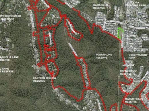 Proposed Gold Coast City Council dog prohibited area maps - Reedy Creek.