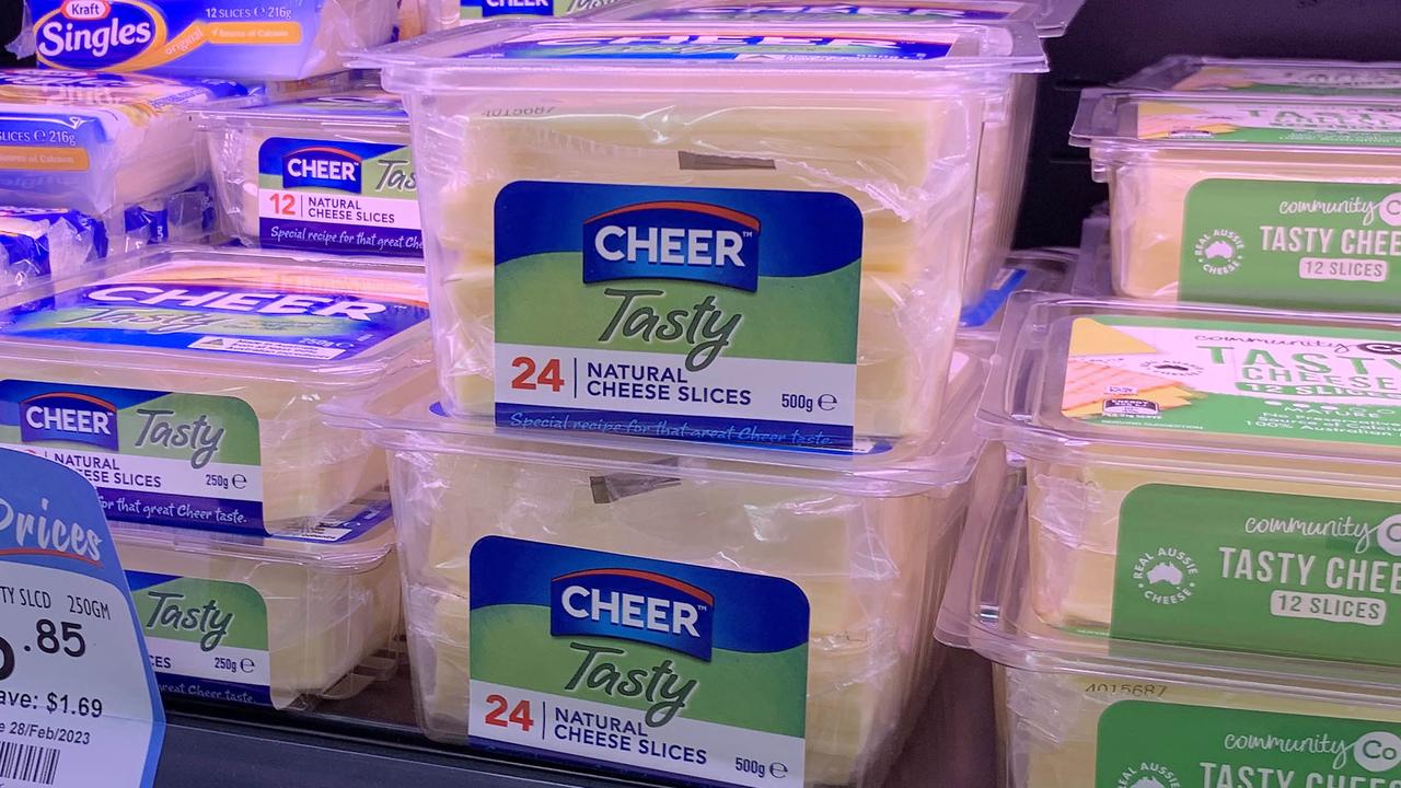 The striking workers make iconic Australian dairy products such as Cheer cheese. Picture: NCA NewsWire/Tertius Pickard