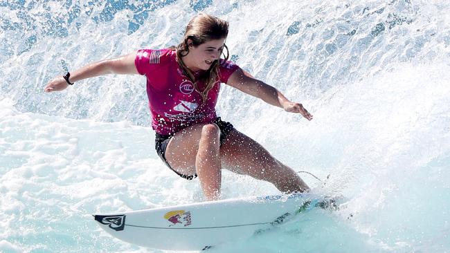 US surfer Caroline Marks is favourite to win at Bells this year. Picture: Nigel Hallett