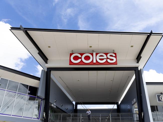 Coles will be 100 per cent renewably powered by 2025. Picture: NCA NewsWire / Sarah Marshall