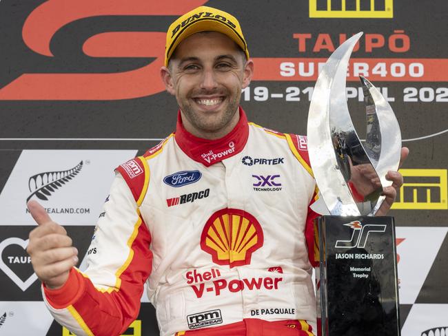Anton de Pasquale wins the Jason Richards Trophy at the 2024 ITM Taupo Super400, Event 03 of the Repco Supercars Championship, Taupo, Taupo, , New Zealand. 21 Apr, 2024.