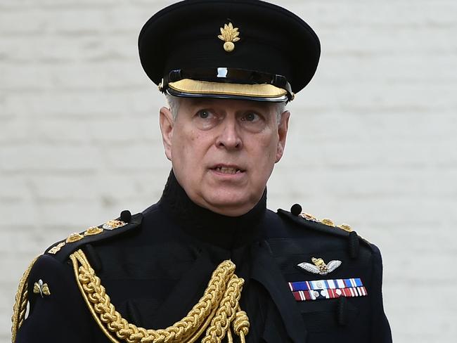 Prince Andrew joined the Royal navy. Picture: AFP