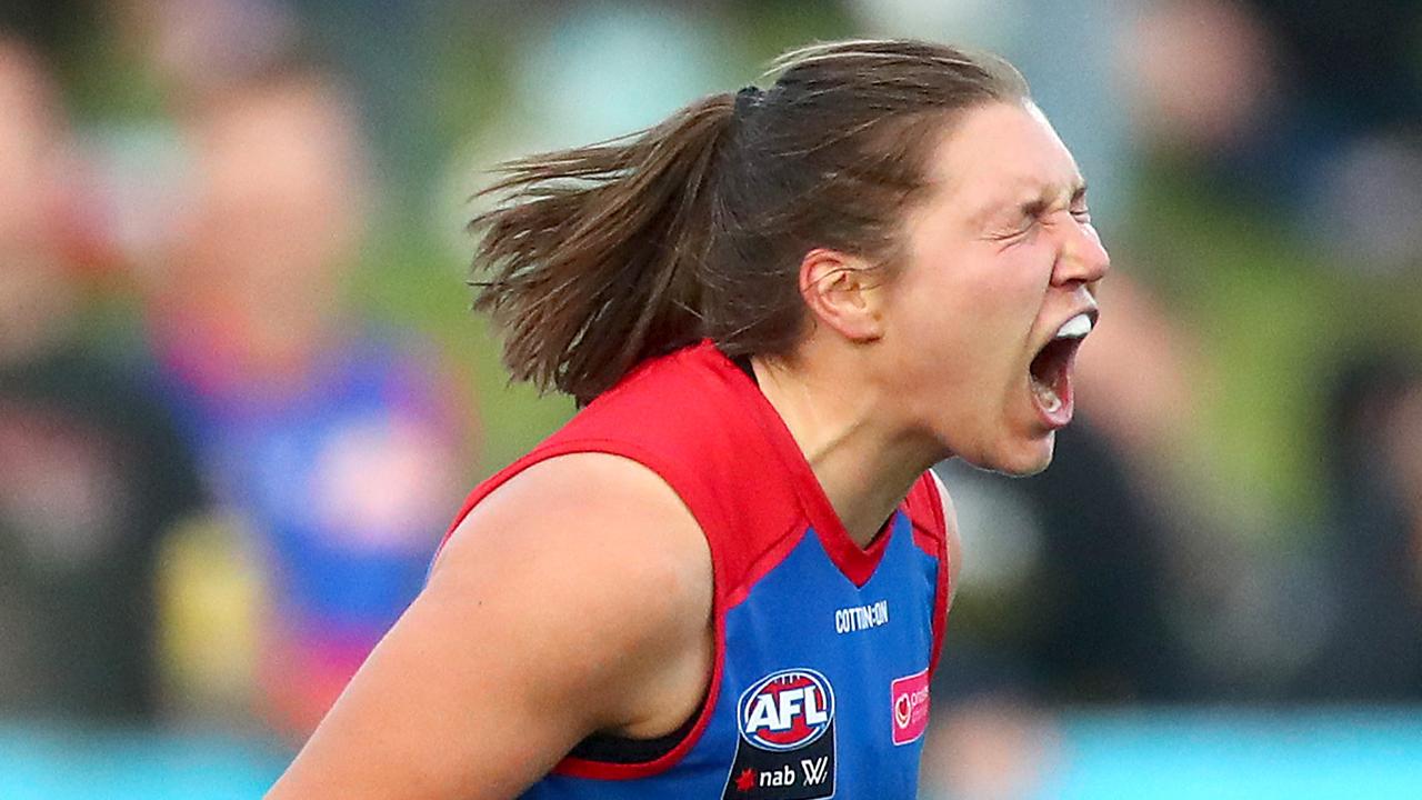 Kirsty Lamb was prolific for Western Bulldogs.