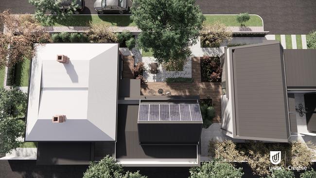 An example of co-located housing under the new laws. Picture: Dr Damian Madigan, University of South Australia
