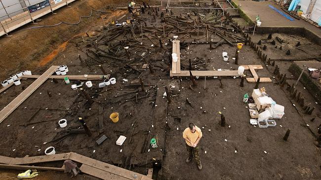 The Must Farm site, known as ‘Britain’s Pompeii’. Picture: Supplied