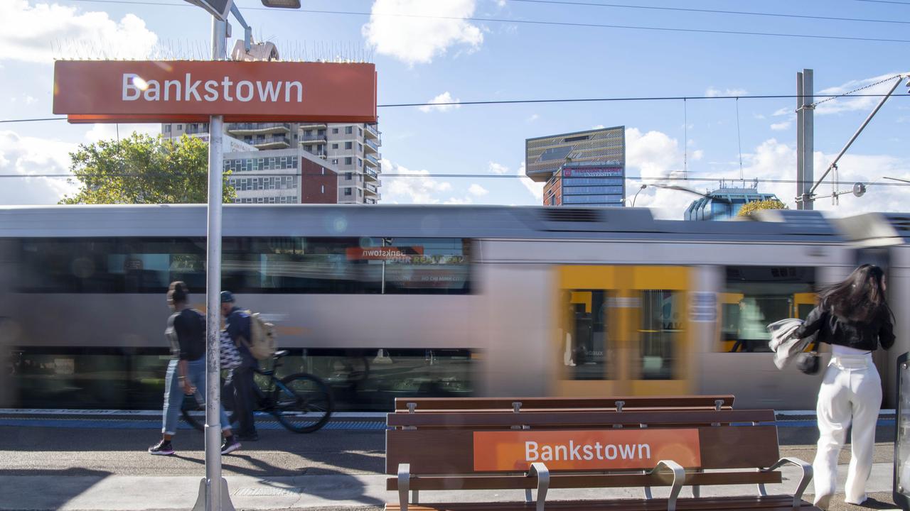 Train passengers from Bankstown to Sydenham will be left to catch buses while part of the heavy rail line is upgraded to Metro standards. Picture: NCA NewsWire/Simon Bullard