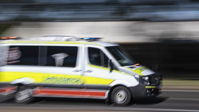 Man taken to hospital with gunshot wound after alleged assault on the Gold Coast. Picture: Kevin Farmer