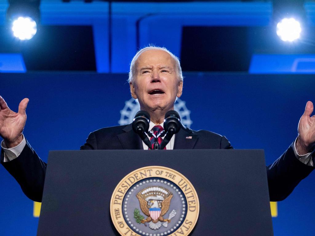 US President Joe Biden’s incumbency grants him one automatic point, that of key number 3.. Picture: AFP.