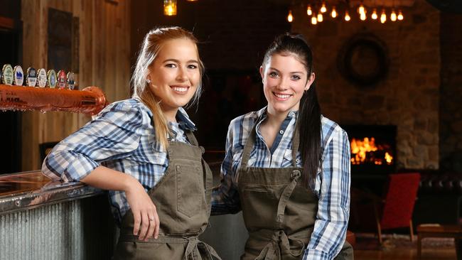 Ciara Foley and Ainslie Casbolt from the Uraidla Hotel. Picture: Calum Robertson