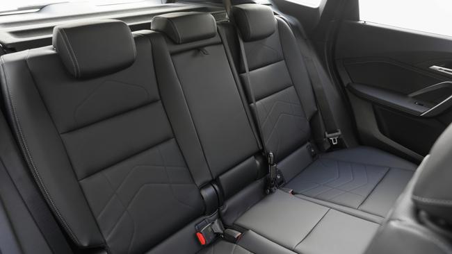 Rear seat space has improved in the BMW X1.