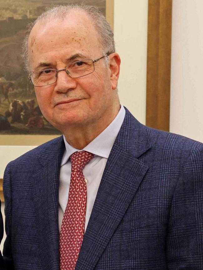 Palestinian Authority leader Mohammad Mustafa