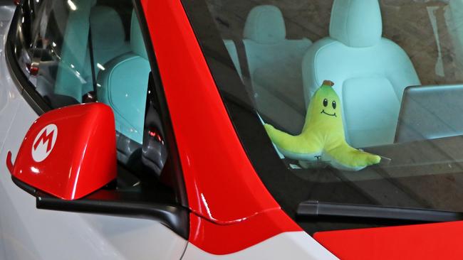 The owner even had a banana peel plush perched on the dashboard. Picture: Facebook.