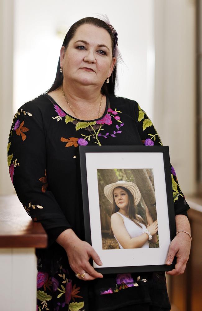 Emma Mason, mother of 15 year old Tilly Rosewarne, who look her life after being bullied on social media. Picture: Sam Ruttyn