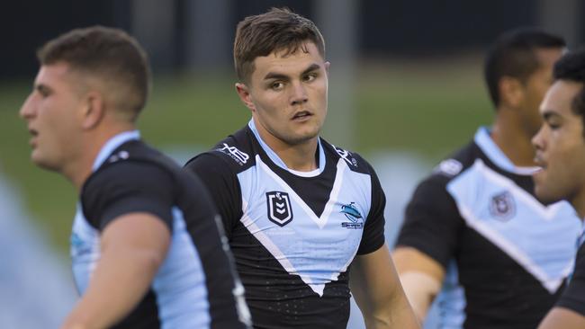 Kyle Flanagan has stayed at the Sharks despite his dad’s decision to resign.