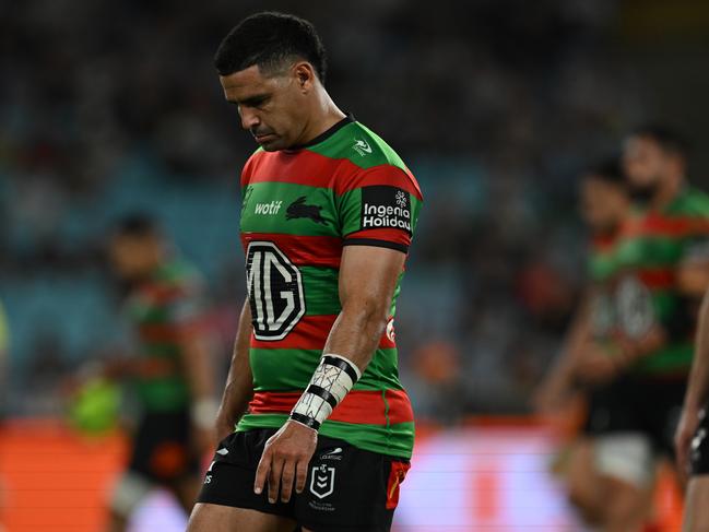 Cody Walker cut a forlorn figure. Picture: NRL Photos