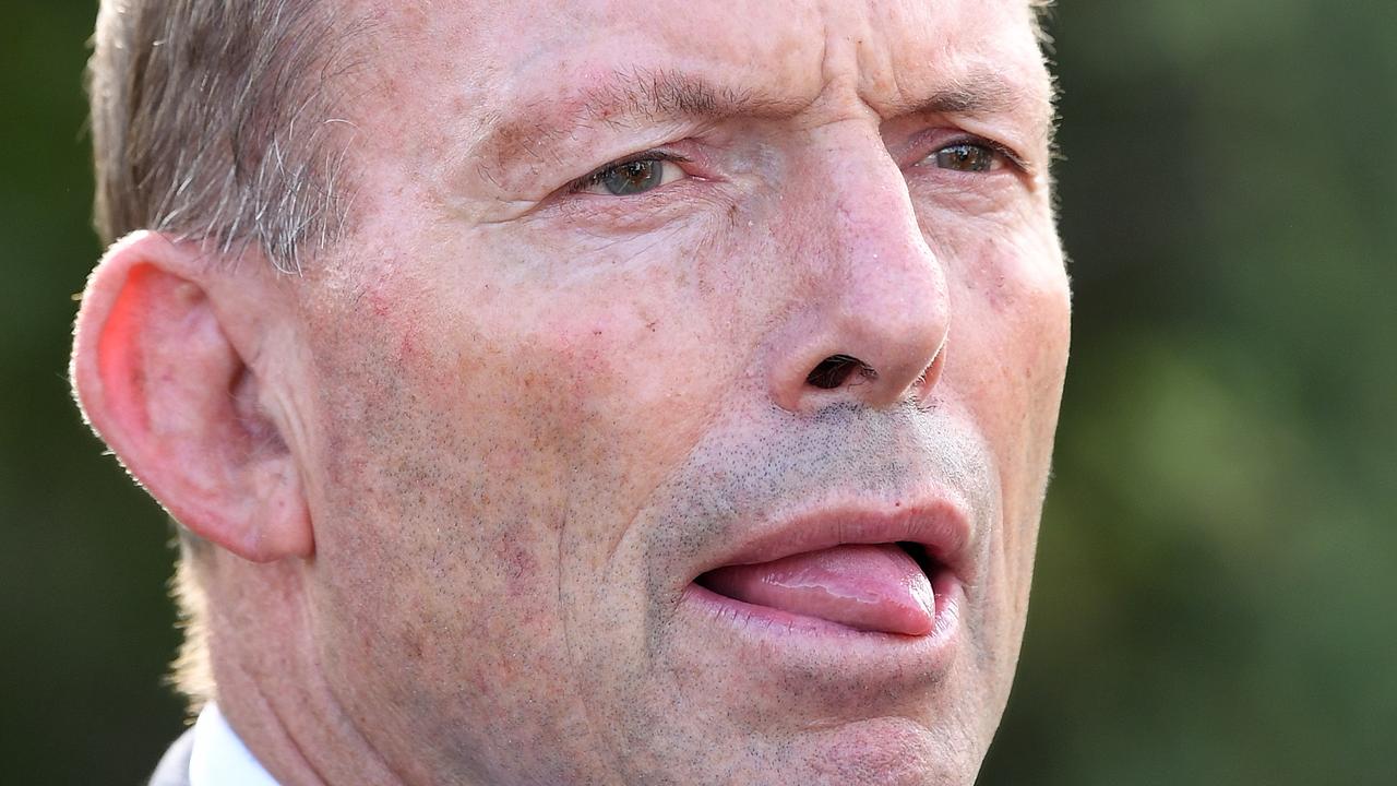 Tony Abbott says “the era of the political assassin is over” — but is it really? Picture: Joel Carrett/AAP Image