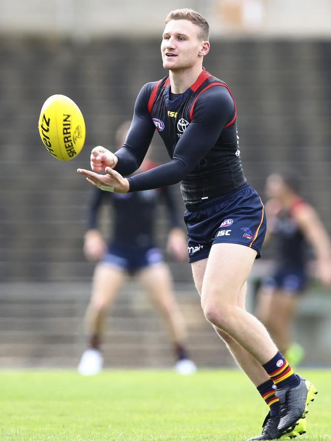 Adelaide Crows ball magnet Rory Laird. Picture Sarah Reed