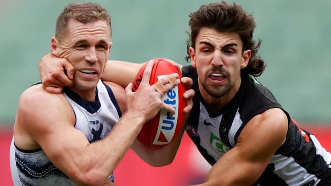 This game wasn’t one for the history books. (Photo by Michael Willson/AFL Photos via Getty Images)