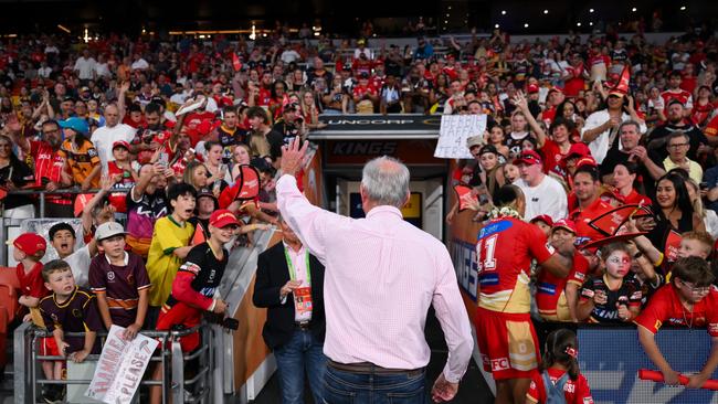 Wayne Bennett has waved goodbye to the Dolphins after three years. Picture: NRL Photos