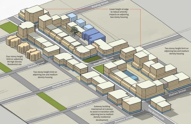 Architectural plans for revitalisation of Fairfield Heights Town Centre.