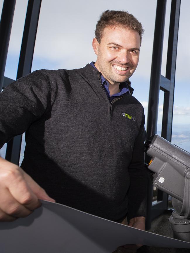 Mount Wellington Cableway Company founder and project lead Adrian Bold. Picture: RICHARD JUPE