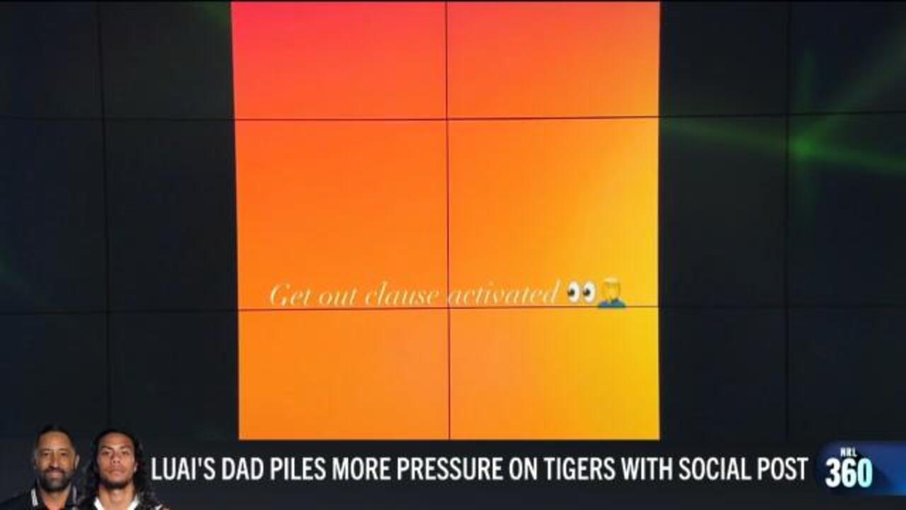 Tigers avoiding Luai's "get out" clause