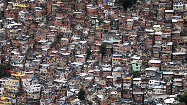 The Rocinha favela community in Rio de Janeiro. Activists say corruption in Brazil has fuelled inequality within the country. Picture: Mario Tama/Getty Images