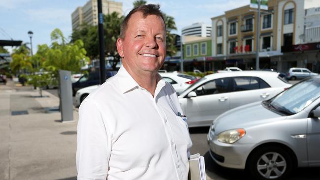 Former millionaire and Glencorp/Glenwood owner Udo Jattke is now working in Cairns as a real estate agent.. PICTURE: STEWART MCLEAN