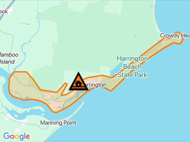 NSW floods: Suburbs at risk. Picture: Hazards Near Me NSW