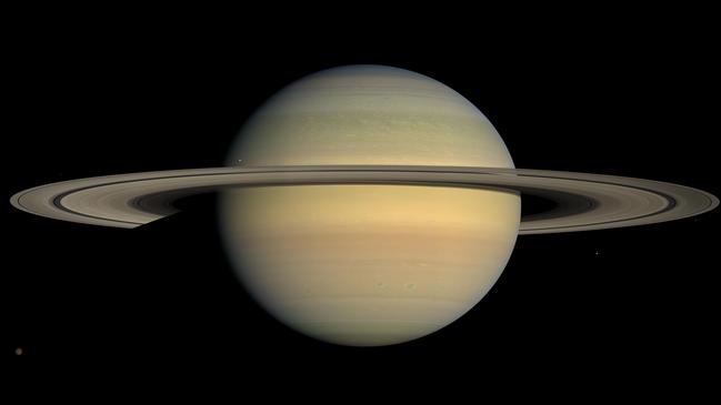 Saturn, as seen from the Cassini spacecraft. Picture: AP