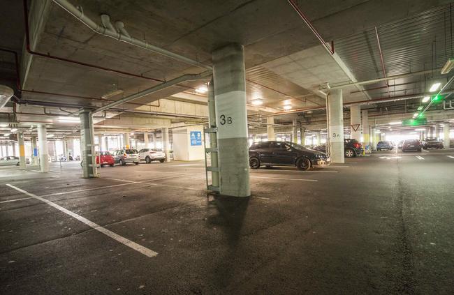 Multiple car parking spaces are available at Macarthru Square following the introduction of paid parking. Picture: Matthew Vasilescu.