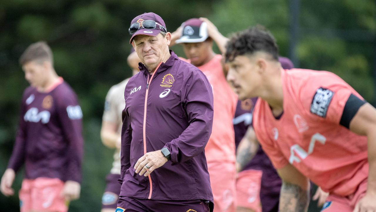 Broncos coach Kevin Walters forced to ease up at training